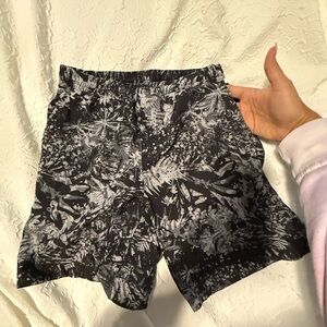 lululemon athletica Black and Gray Athletic Shorts